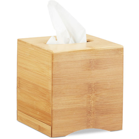 Demarkt Tissue Box Taschentücher Boxen Kosmetiktücherbox Taschentuchbox  Aufbewahrungsbox Rot 25,5 x 14 x 9,5cm