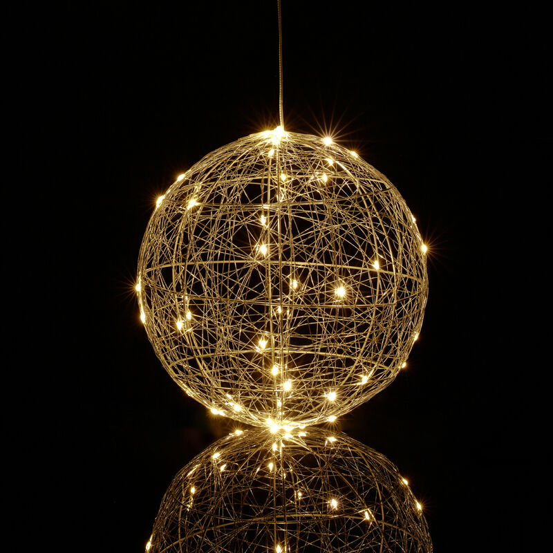 Image of Relaxdays LED Light Sphere, Decorative Window&hellip;