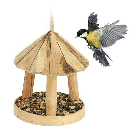 Mangeoire pour oiseaux en bois - N/A - Kiabi - 19.74€