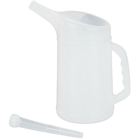 Messbecher - 2 Liter - Weißblech - für Öl und Kraftstoff - flexibler  Auslass - S, 27,75 €