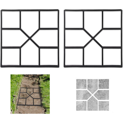 STEINFASSADE betonform 16.2x16.2x2 10 Stück   Formen für Pflaster 