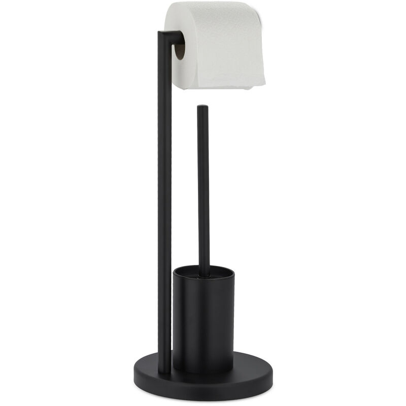 Porta Carta Igienica Con Scopino QUARIO, Piantana - Foto 4