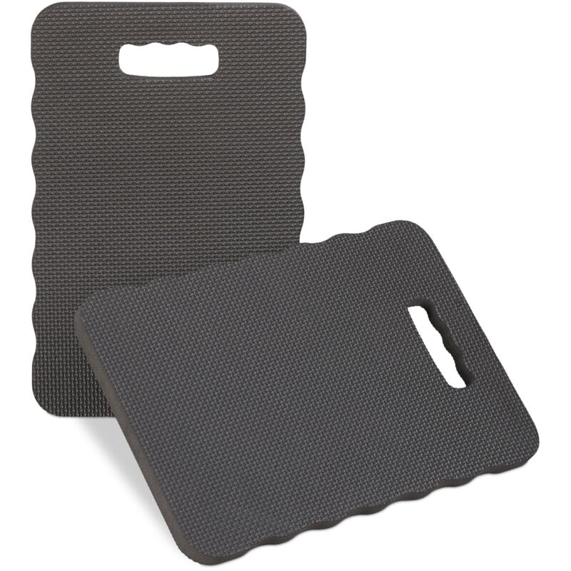 Relaxdays - Planche genoux, lot de 10, pour travail dans le jardin, atelier, maison, tapis de protection, l x p : 40 x 26 cm, noir