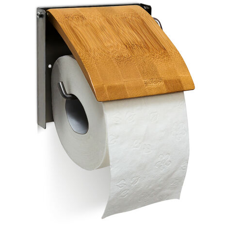Ultimo rimanente foglio di carta igienica nel porta-carta igienica sulla  parete in legno di dipendenza Foto stock - Alamy