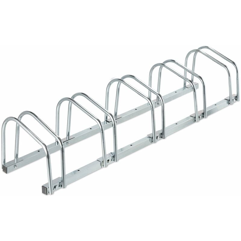 Portabici da Terra, Supporto per 5 Biciclette, per...