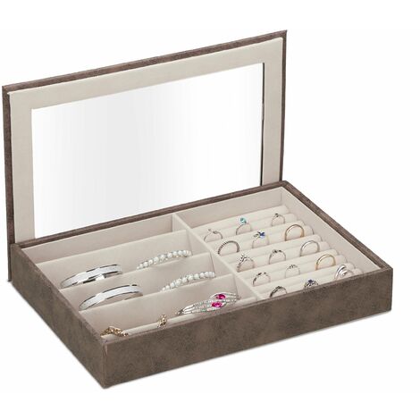 Portagioie / espositore per orecchini 16x30.5 cm in metallo - Bianco x1 -  Perles & Co