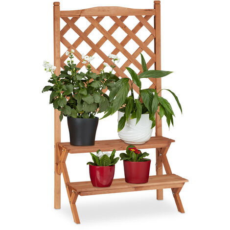 Fioriera Verticale da Giardino 76x36x170 cm con Traliccio per Piante  Rampicanti Marrone – acquista su Giordano Shop