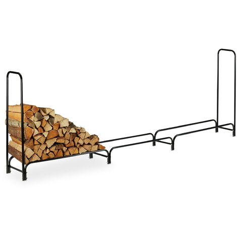 Porte-bûches Relaxdays Pour Cheminée - Étagère à Bois En Acier - Neuf