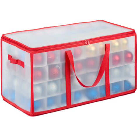 Boules De Noël En Lot De 50 - Diamètre 6 Cm - Bleu Roi Pailleté Brillant Mat - Décoration Sapin Pratique Avec Boîte