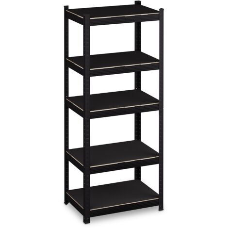 Scaffale Metallico Per Garage 200x60x30 Cm - 5 Ripiani, Carico 175 Kg, Bianco, Per Magazzino O Officina - Foto 9