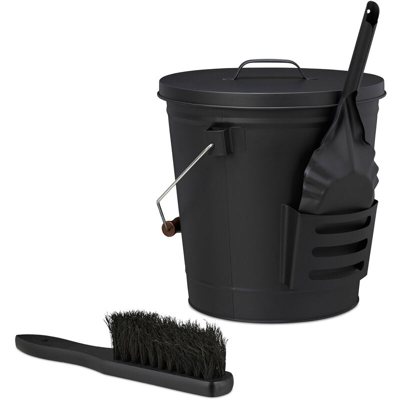 Image of Relaxdays - Ash Bucket with Lid&hellip;