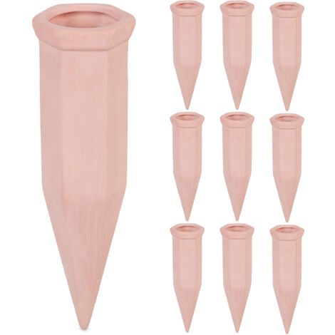 Set Irrigazione a Goccia, 10 pz Irrigatore Automatico per Vasi, Sistema Irrigazione  Automatica per Balcone & Vasi, Irrigazione a Goccia per le Bottiglie di  Plastica in Rosa