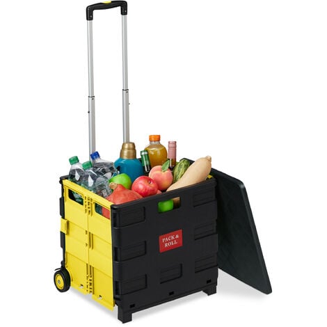 W046(2Wheels)L-Black -Valise Valise Roulettes Remplacement Trolley