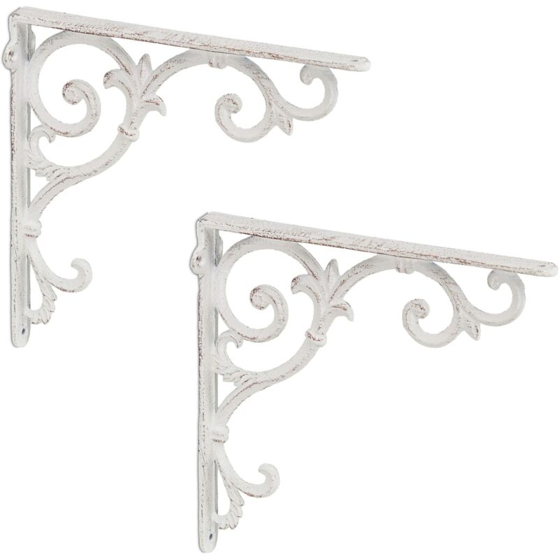 Staffe per Mensole, Set da 2 Supporti dal Design