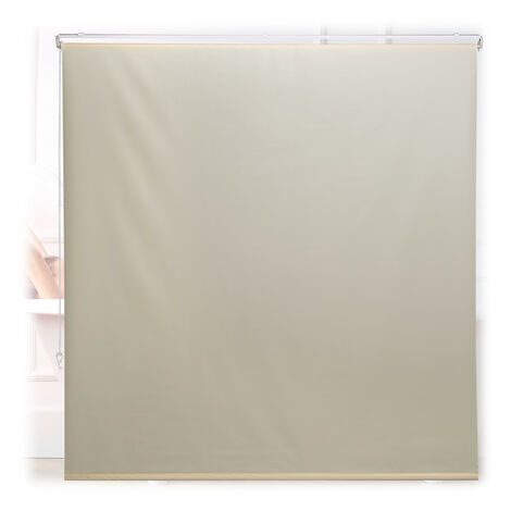 Relaxdays Store de baignoire, 160x240 cm, rideau de douche hydrofuge, plafond & fenêtre, pare-bain, salle de bain, beige