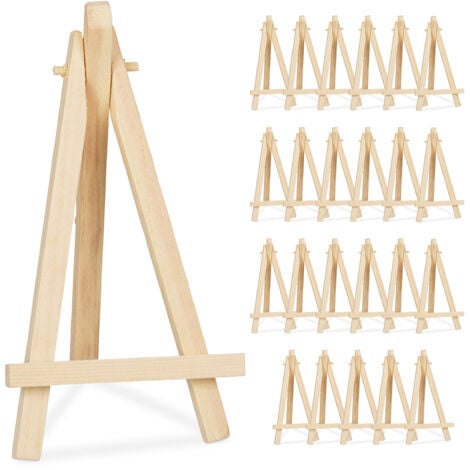 10 Clip Portafoto Con Base In Legno - Per Segnaposto Matrimoni, Ufficio E Decorazioni - Foto 2