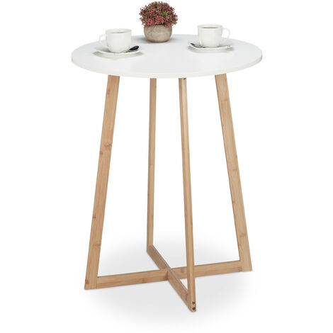 Table d'appoint en bois Estrella design scandinave graphique