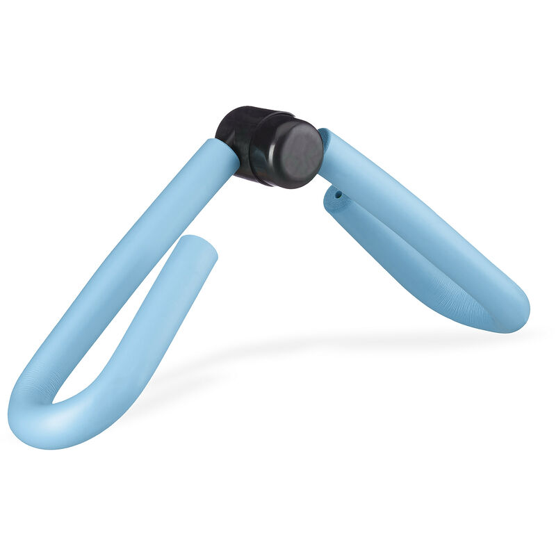 Thigh Toner, Multifunction Trainer For At-home Workout, Arm & Leg Exercise, Abductor, Body Weight Sport, Blue - Relaxdays