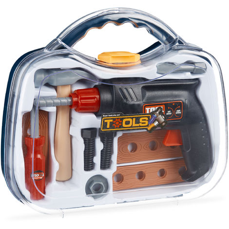 toy tool set with drill