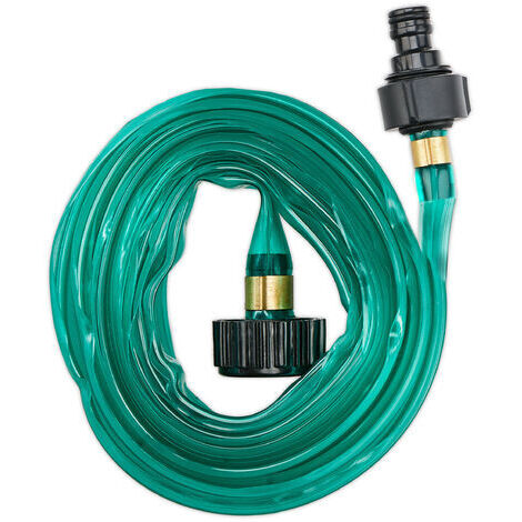 Relaxdays Tuyau d’arrosage, système d’irrigation plat, longueur : 3 m, arrosage uniforme, prêt pour raccordement, vert