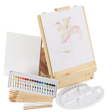 Trade Shop - Set Kit 3 Tele Tela Per Dipingere Canvas Rettangolare