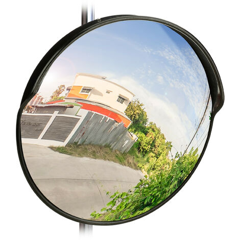 Orange ABS Wasserdicht 45cm Durchmesser Außenverkehr Konvexer Sicherheit Spiegel
