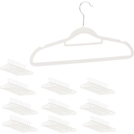 Kleiderbügel drehbar grau Velvet Hangers Hosenbügel Samtbügel XL Set Rockbügel 