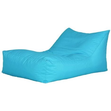 Relaxer Bean Bag Water Resistant with Foam Flakes Filling - Light Blue