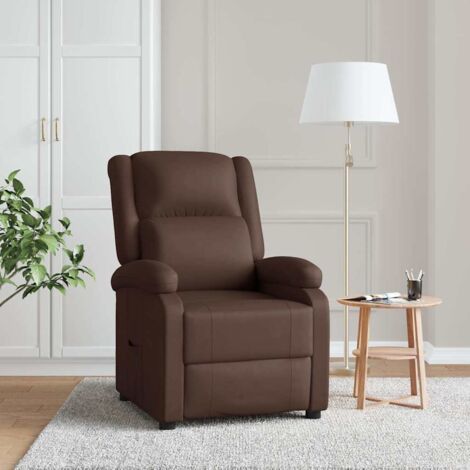 Relaxsessel Braun Kunstleder vidaXL