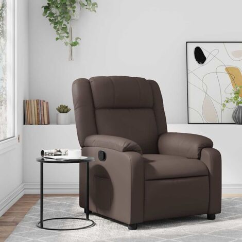 Relaxsessel Braun Kunstleder vidaXL
