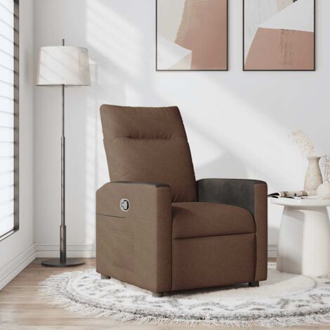 Relaxsessel Braun Stoff vidaXL