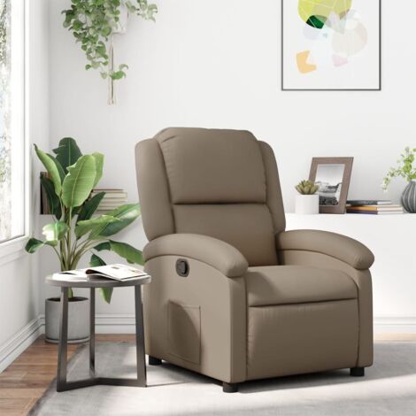 Relaxsessel Cappuccino-Braun Kunstleder vidaXL70254
