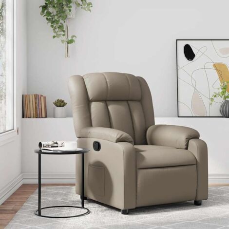 Relaxsessel Cappuccino-Braun Kunstleder vidaXL887301