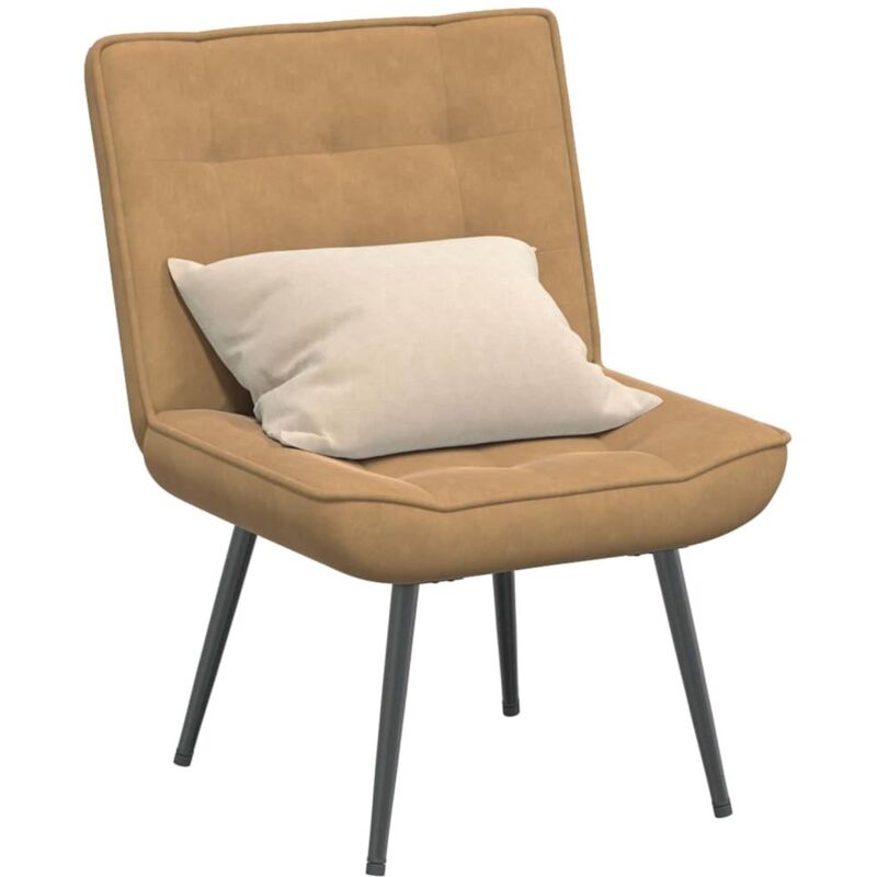 Relaxsessel Braun 64x74x84 Cm Samt Vidaxl