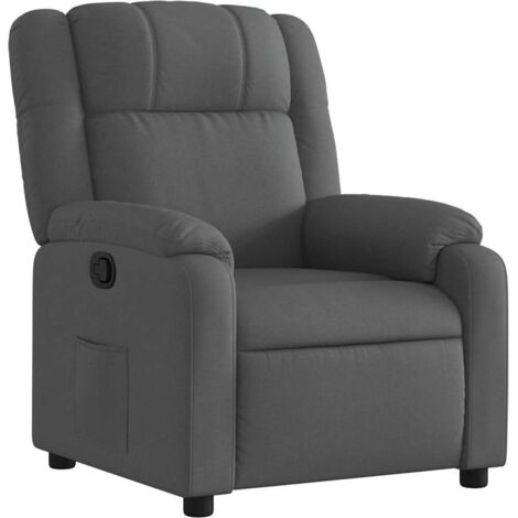 Relaxsessel Dunkelgrau Stoff vidaXL