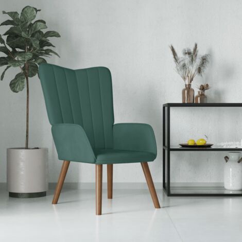 Relaxsessel Dunkelgrün Samt CFW740873