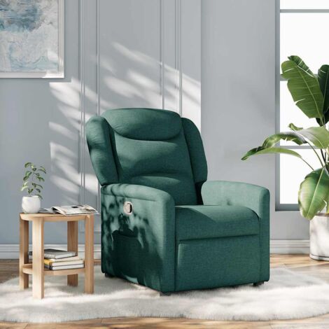 Relaxsessel Dunkelgrün Stoff vidaXL