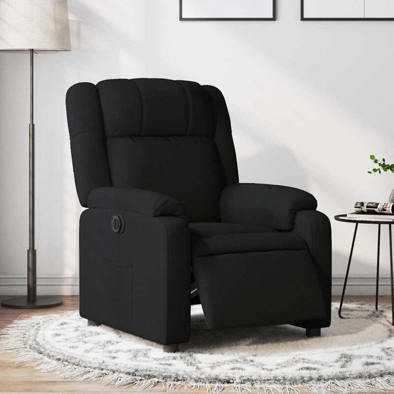 Vidaxl Relaxsessel Elektrisch Schwarz Stoff