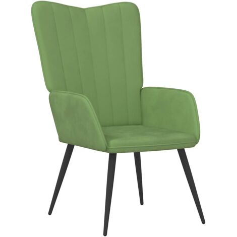 Relaxsessel Hellgrün Samt vidaXL