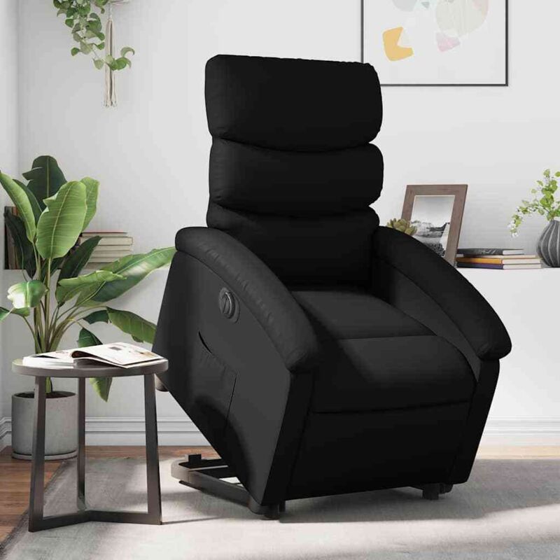 Relaxsessel Mit Aufstehhilfe Elektrisch Schwarz Kunstleder - Vidaxl