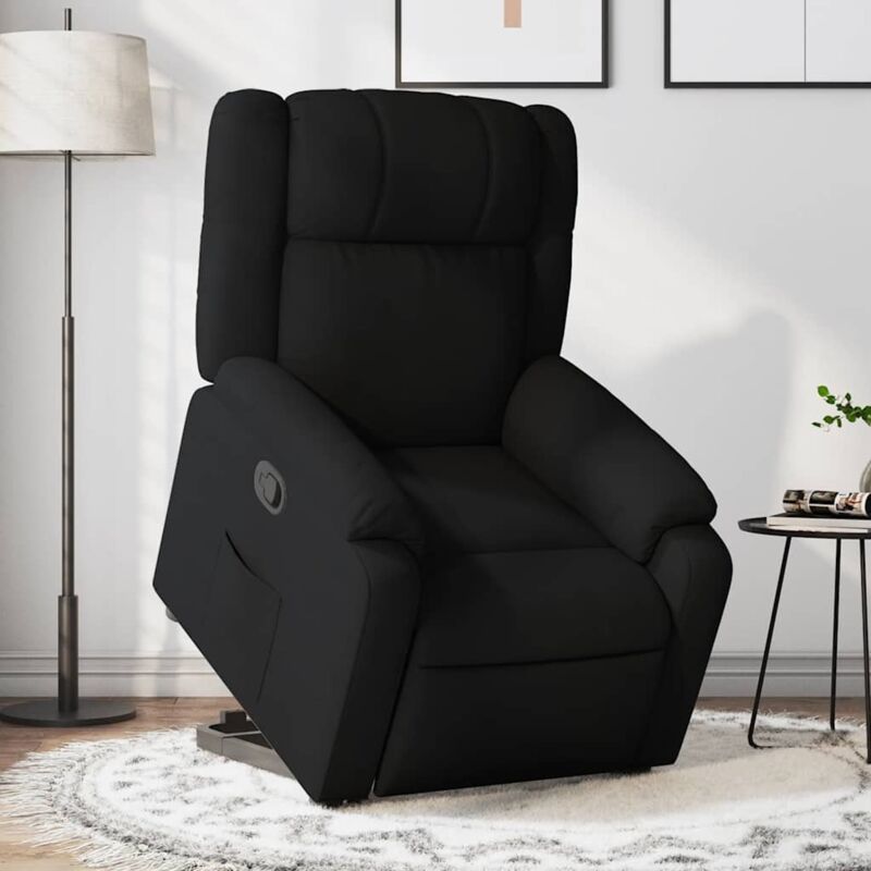 Relaxsessel Mit Aufstehhilfe Schwarz Stoff Vidaxl278313