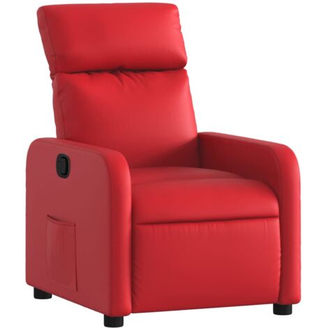 Relaxsessel Rot Kunstleder vidaXL