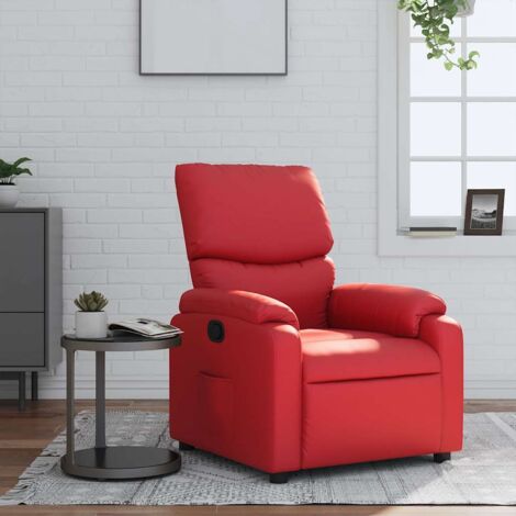 Relaxsessel Rot Kunstleder vidaXL
