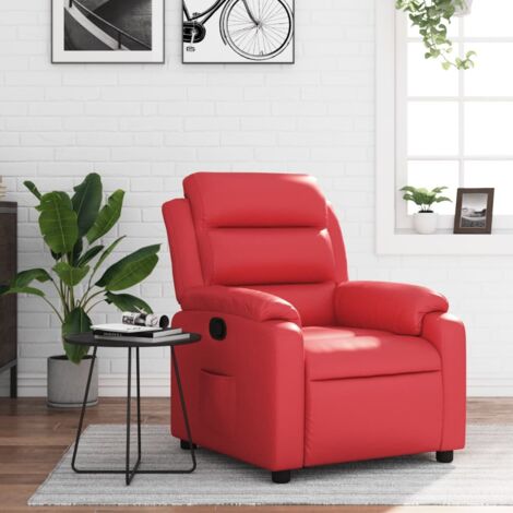 Relaxsessel Rot Kunstleder vidaXL