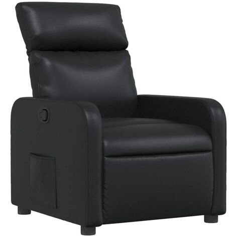 Relaxsessel Schwarz Kunstleder vidaXL