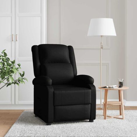 Relaxsessel Schwarz Kunstleder vidaXL