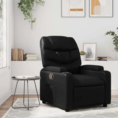 Relaxsessel Schwarz Kunstleder vidaXL