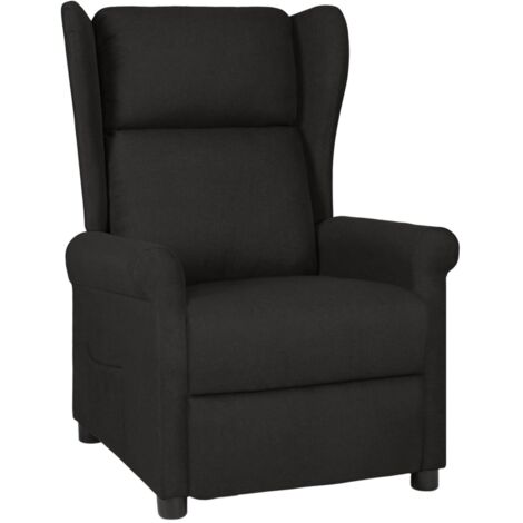 Relaxsessel Schwarz Stoff vidaXL