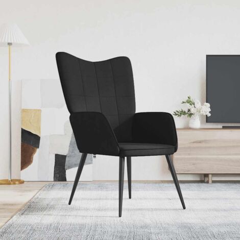 Relaxsessel Schwarz Stoff vidaXL