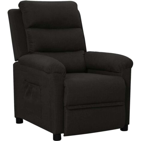 Relaxsessel Schwarz Stoff vidaXL